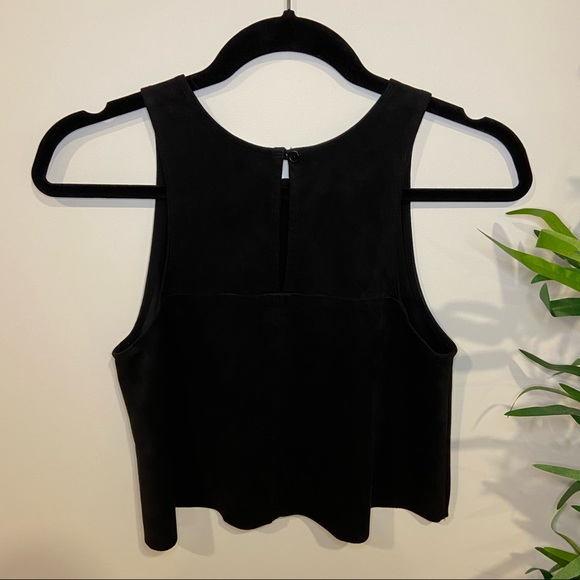 ARITZIA Wilfred Octave Suede Sleeveless Top - Picture 2 of 12